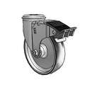 2.05250.613 H BRK5 Colson Swivel Caster
