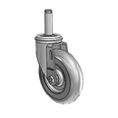 5"x1.3125" Performa Ball Bearing Caster with 7/16"x1-1/2" Grip Ring