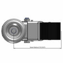 5"x1.25" Total Lock Caster with 1/2" Thread and Performa BB Wheel