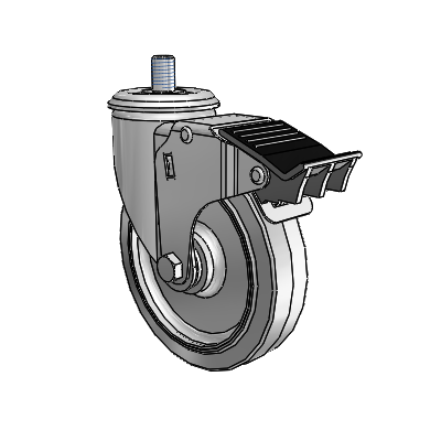 2.05254.445 MTG10 BRK5 FSI Colson Swivel Caster