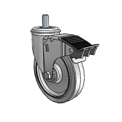 2.05254.445 MTG11 BRK5 FSI Colson Swivel Caster