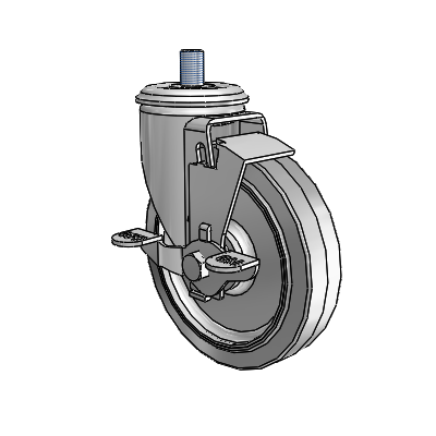 2.05254.445 MTG12 BRK1 FSI Colson Swivel Caster