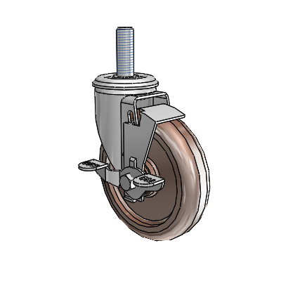 2.05254.52 HT MTG13 BRK1 Colson Swivel Caster