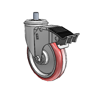 2.05254.91 MTG10 BRK5 Colson Swivel Caster