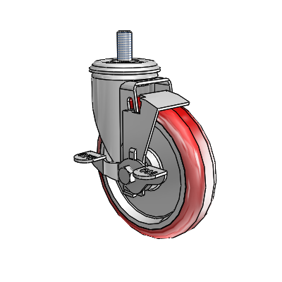 2.05254.91 MTG11 BRK1 FSI Colson Swivel Caster