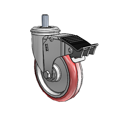 2.05254.91 MTG11 BRK5 FSI Colson Swivel Caster