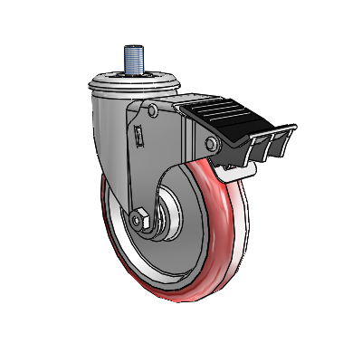 2.05254.91 MTG12 BRK5 Colson Swivel Caster
