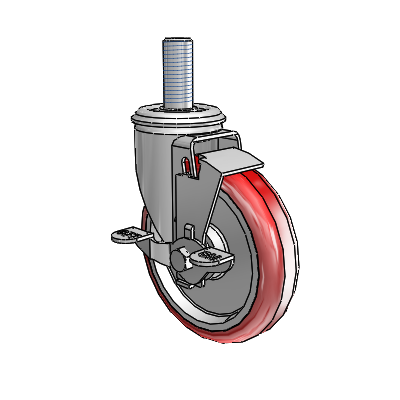 2.05254.91 MTG15 BRK1 FSI Colson Swivel Caster