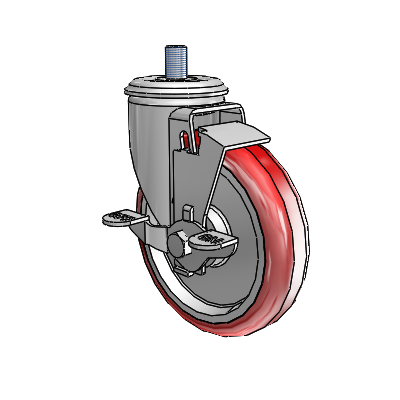2.05254.95 MTG12 BRK1 FSI Colson Swivel Caster