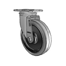 5"x1.25" Conductive Performa Caster with 2.5"x3.625" Plate