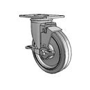2.05256.445 MTG59 BRK1 FSI Colson Swivel Caster