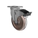 2.05256.52 HT BRK5 FSI Colson Swivel Caster