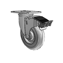 2.05256.561 MTG59 BRK5 FSI Colson Swivel Caster