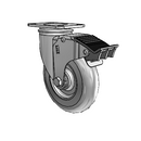 2.05256.565 BRK5 FSI Colson Swivel Caster