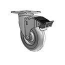 2.05256.565 MTG35 BRK5 Colson Swivel Caster