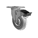 2.05256.565 MTG59 BRK5 FSI Colson Swivel Caster