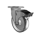 2.05256.613 H BRK5 FSI Colson Swivel Caster