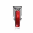 5"x1.25" Swivel Plate Caster with Polyurethane HI-TECH BB Wheel