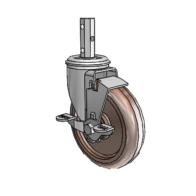 2.05270.52 HT MTG3 BRK1 FSI Colson Swivel Caster