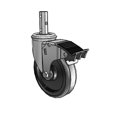 2.05270.53 MTG3 BRK5 FSI Colson Swivel Caster