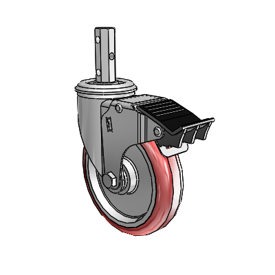 2.05270.91 MTG3 BRK5 FSI Colson Swivel Caster