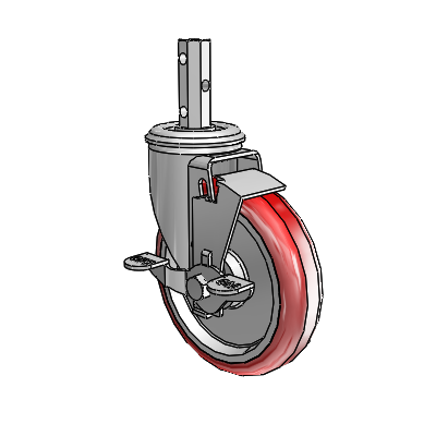 2.05270.95 MTG3 BRK1 FSI Colson Swivel Caster