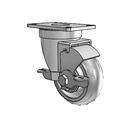 3-1/2-30-213GD PLT2 VL Jarvis Swivel Caster