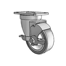 3-1/2-30-314GF PLT2 VL Jarvis Swivel Caster