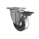 3-1/2-30-521HTN PLT2 PL GS Jarvis Swivel Caster