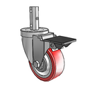 3-1/2-32-213RTF PL Jarvis Swivel Caster