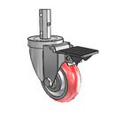 3-1/2-32-213RTR PL GS Jarvis Swivel Caster