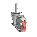 3-1/2-32-213RTR VL Jarvis Swivel Caster