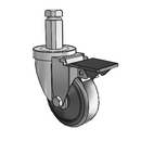 3-1/2-33-105 STEM6 PL Jarvis Swivel Caster
