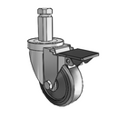 3-1/2-33-106 STEM6 PL Jarvis Swivel Caster