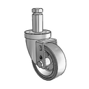 3-1/2-33-113G STEM6 Jarvis Swivel Caster