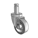 3-1/2-33-113G STEM6 GS Jarvis Swivel Caster