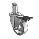 3-1/2-33-113G STEM6 PL Jarvis Swivel Caster