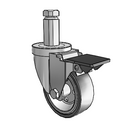 3-1/2-33-113 STEM6 PL GS Jarvis Swivel Caster