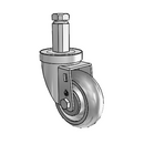 3-1/2-33-213GD STEM6 Jarvis Swivel Caster