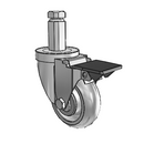 3-1/2-33-213GD STEM6 PL GS Jarvis Swivel Caster