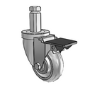 3-1/2-33-213G STEM6 PL Jarvis Swivel Caster