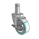 3-1/2-33-213MF STEM6 VL Jarvis Swivel Caster