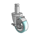 3-1/2-33-213MF STEM6 VL GS Jarvis Swivel Caster