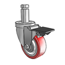 3-1/2-33-213RTF STEM6 PL Jarvis Swivel Caster