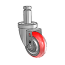 3-1/2-33-213RTR STEM6 Jarvis Swivel Caster