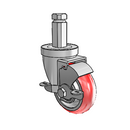 3-1/2-33-213RTR STEM6 VL GS Jarvis Swivel Caster