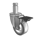 3-1/2-33-314GF STEM6 PL GS Jarvis Swivel Caster