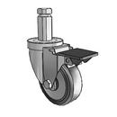 3-1/2-33-462 STEM6 PL Jarvis Swivel Caster