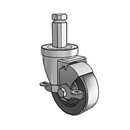 3-1/2-33-513 STEM6 VL GS Jarvis Swivel Caster