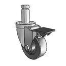 3-1/2-33-521HTN STEM6 PL Jarvis Swivel Caster